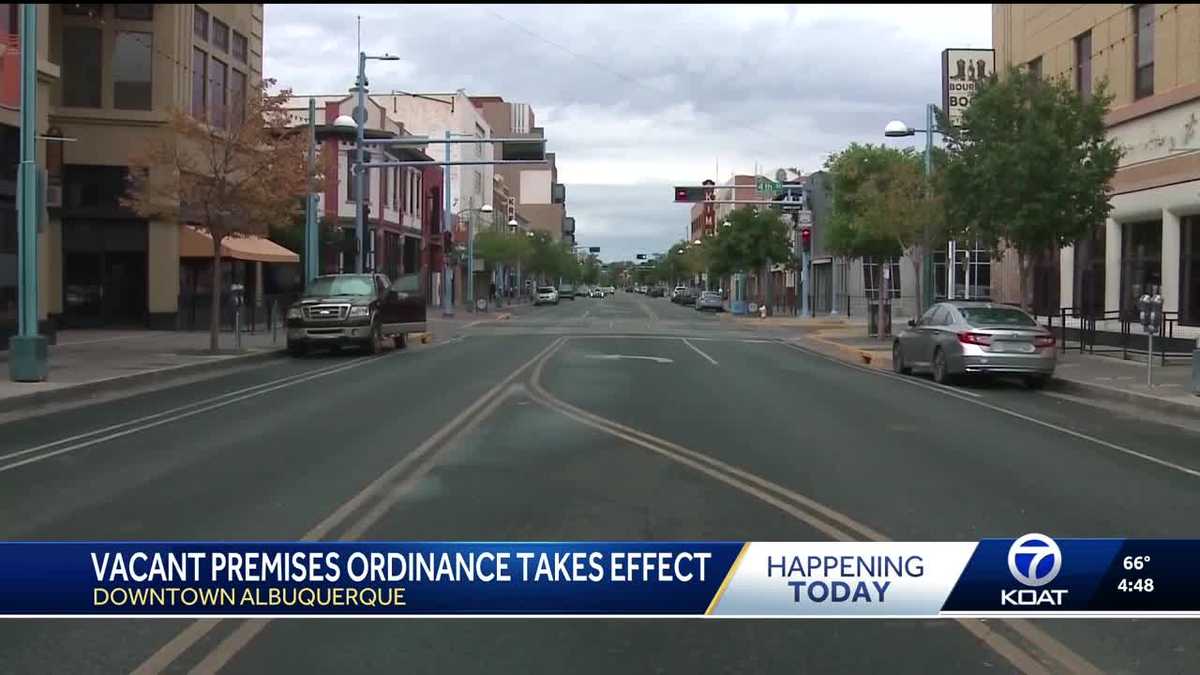 New ordinance targets vacant buildings in downtown Albuquerque