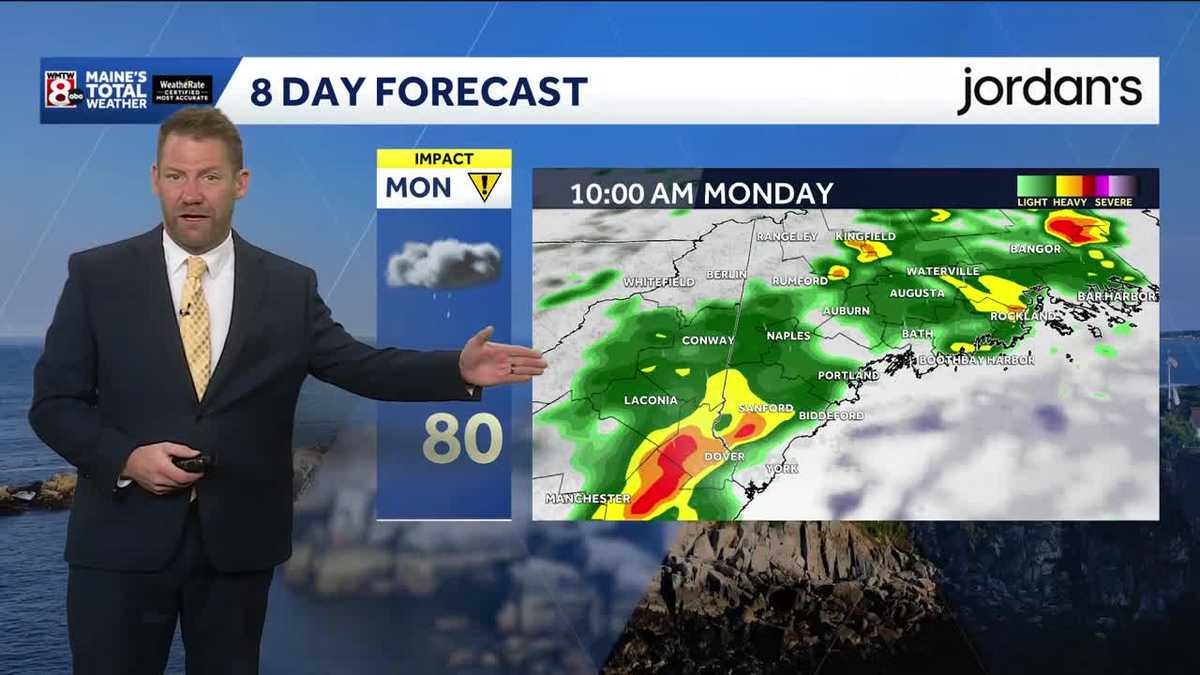 Rounds of heavy showers today