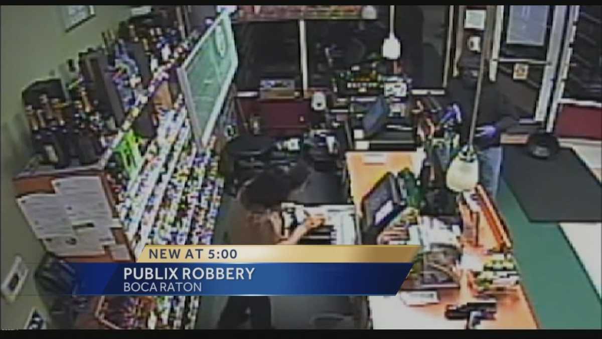 Publix robbery captured on surveillance video