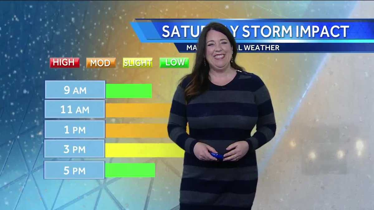 Sarah's Saturday Forecast