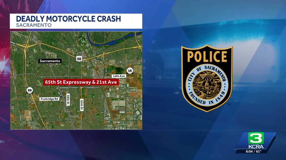 Motorcyclist dies in Sacramento crash late Friday