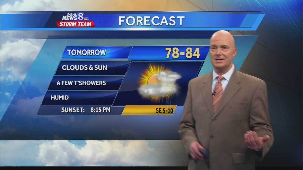 Joe's forecast: Muggy, pop-up thunderstorms in the mix