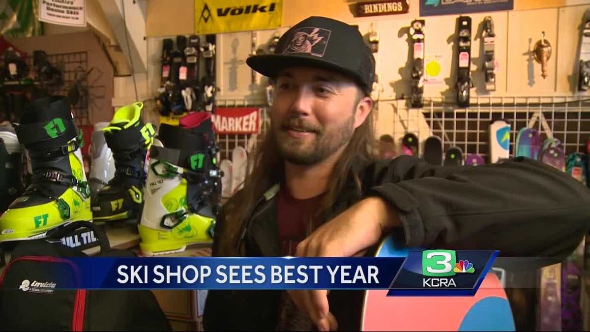 Recordsetting rainfall boosts business for Sacramento ski shop
