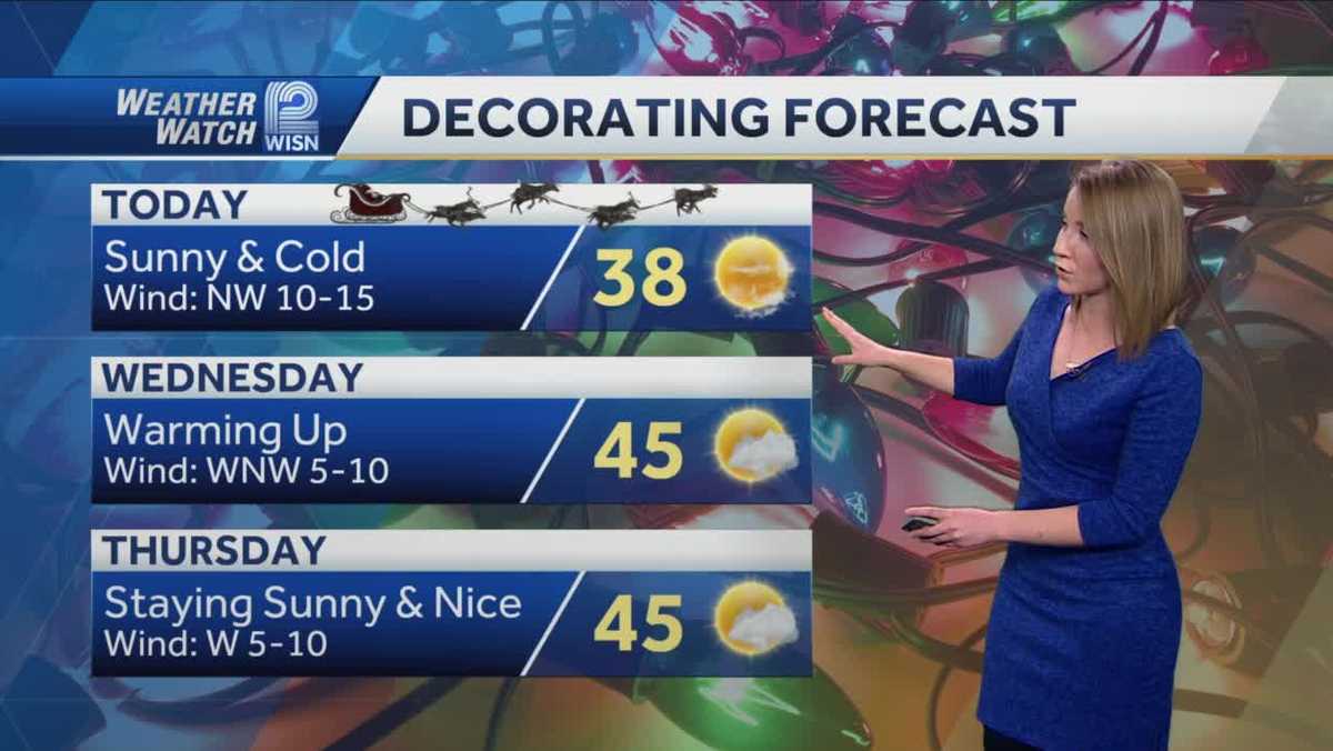 Videocast Cold and sunny Tuesday
