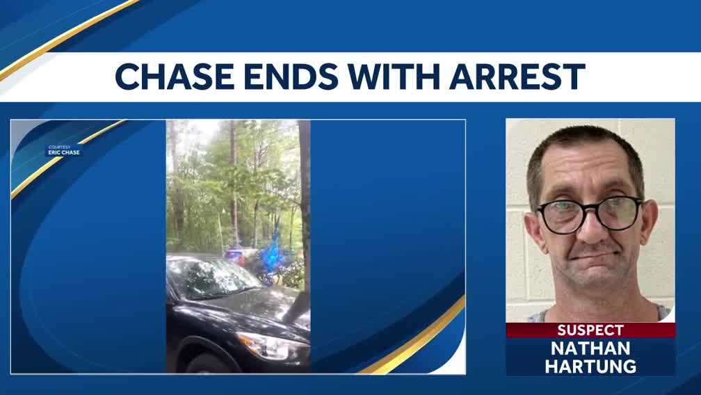 Barrington, New Hampshire man arrested after police chase