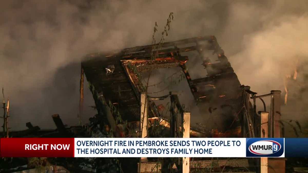 Crews fight house fire in Pembroke, NH