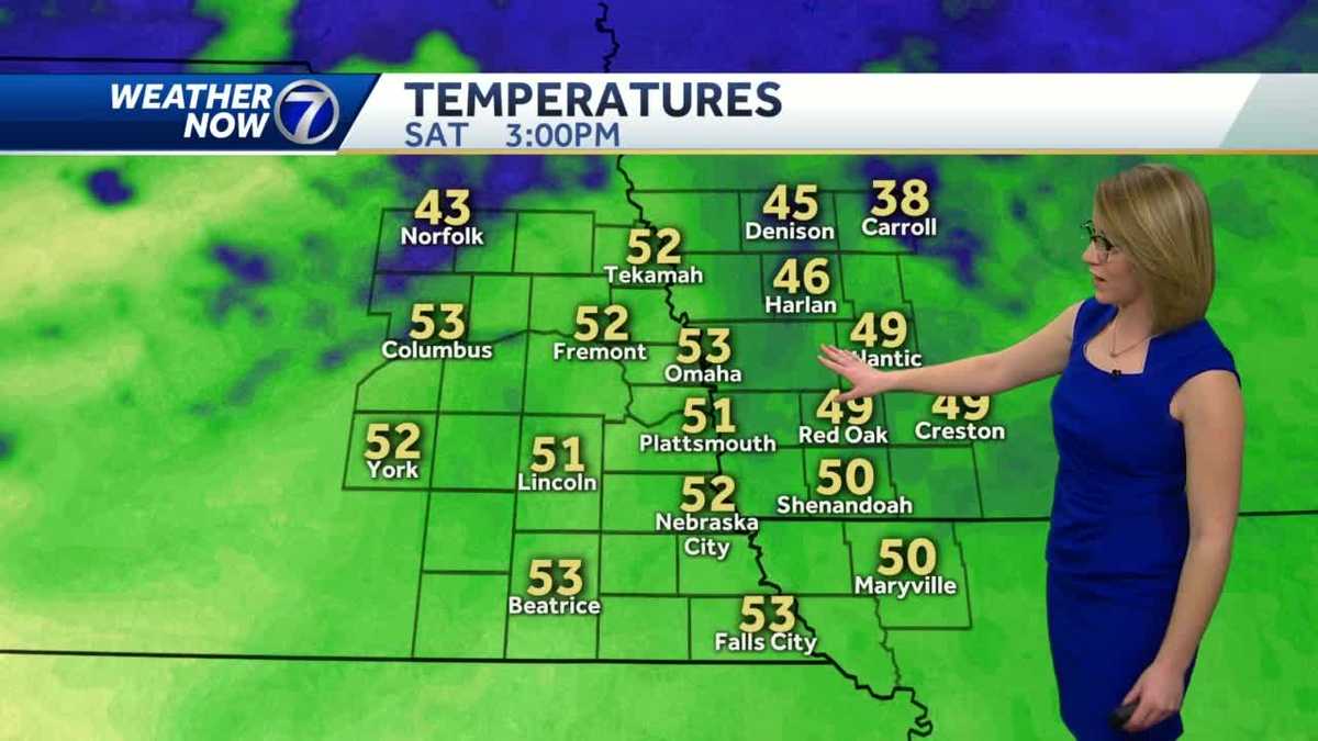 A chilly start Saturday, mild afternoon temperatures