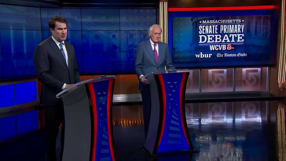 Moulton pressed on trans athletes during final debate against Markey