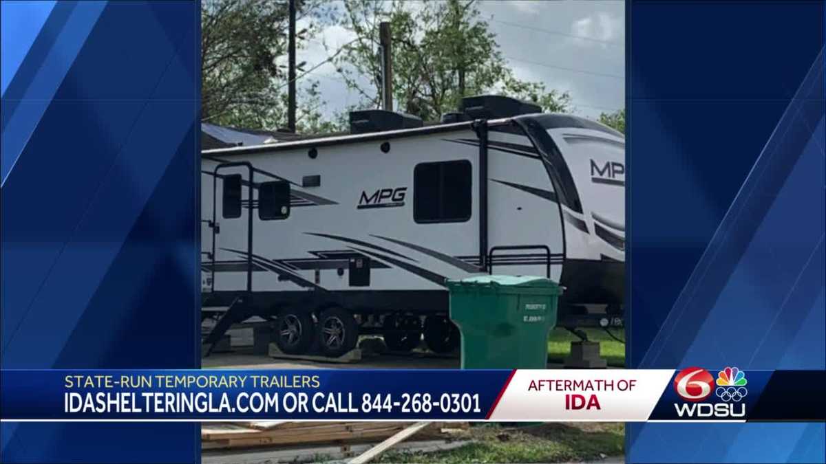 Louisiana expecting rollout of trailers to Ida victims to increase in speed