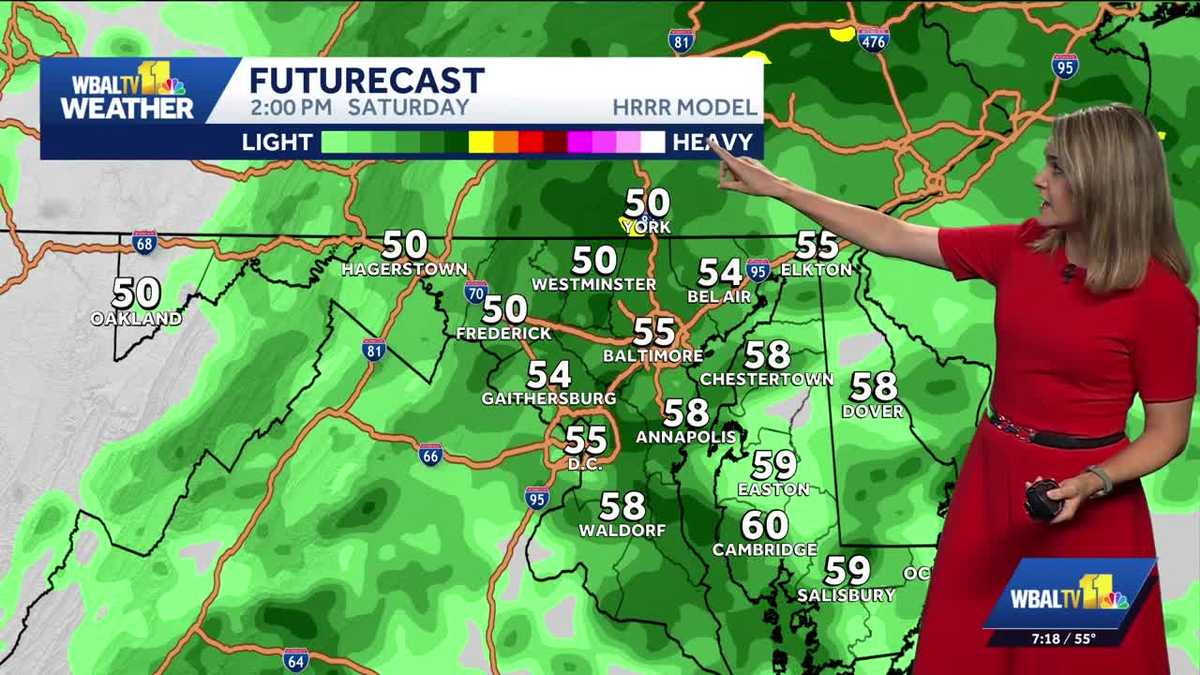Baltimore Weather: Rain continues into Memorial Day weekend