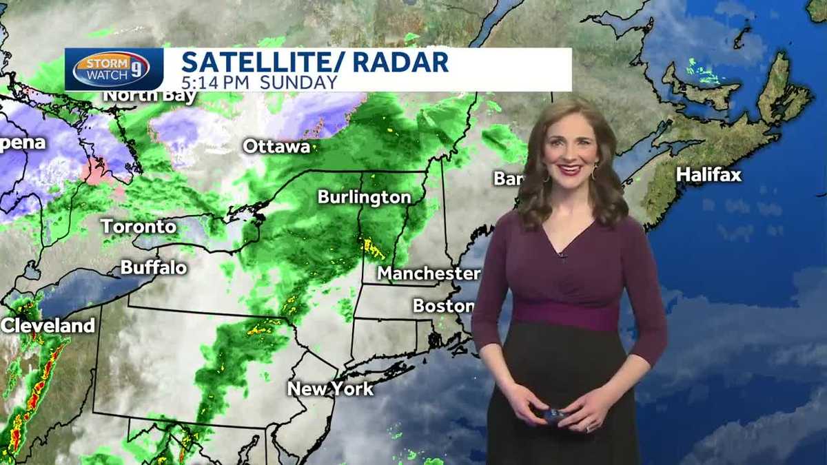 Watch: Rainy start to the work week