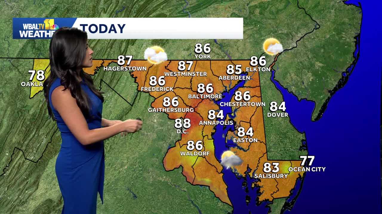 Active weather pattern early this week