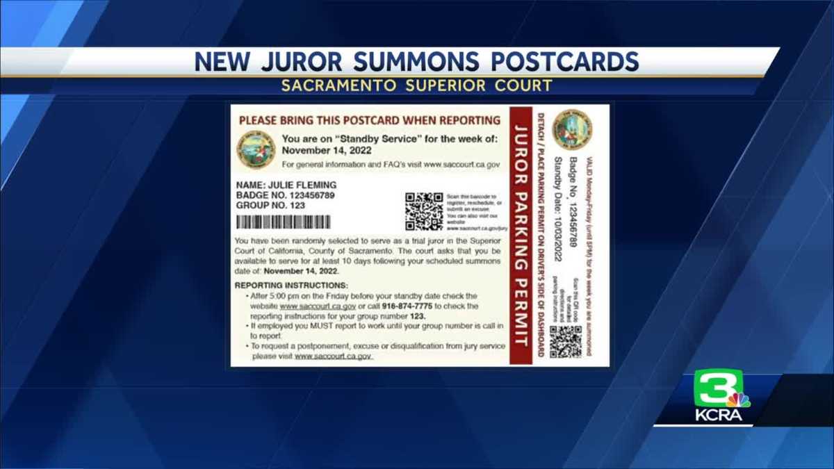 There #39 s a new type of notification for jury duty in Sacramento County