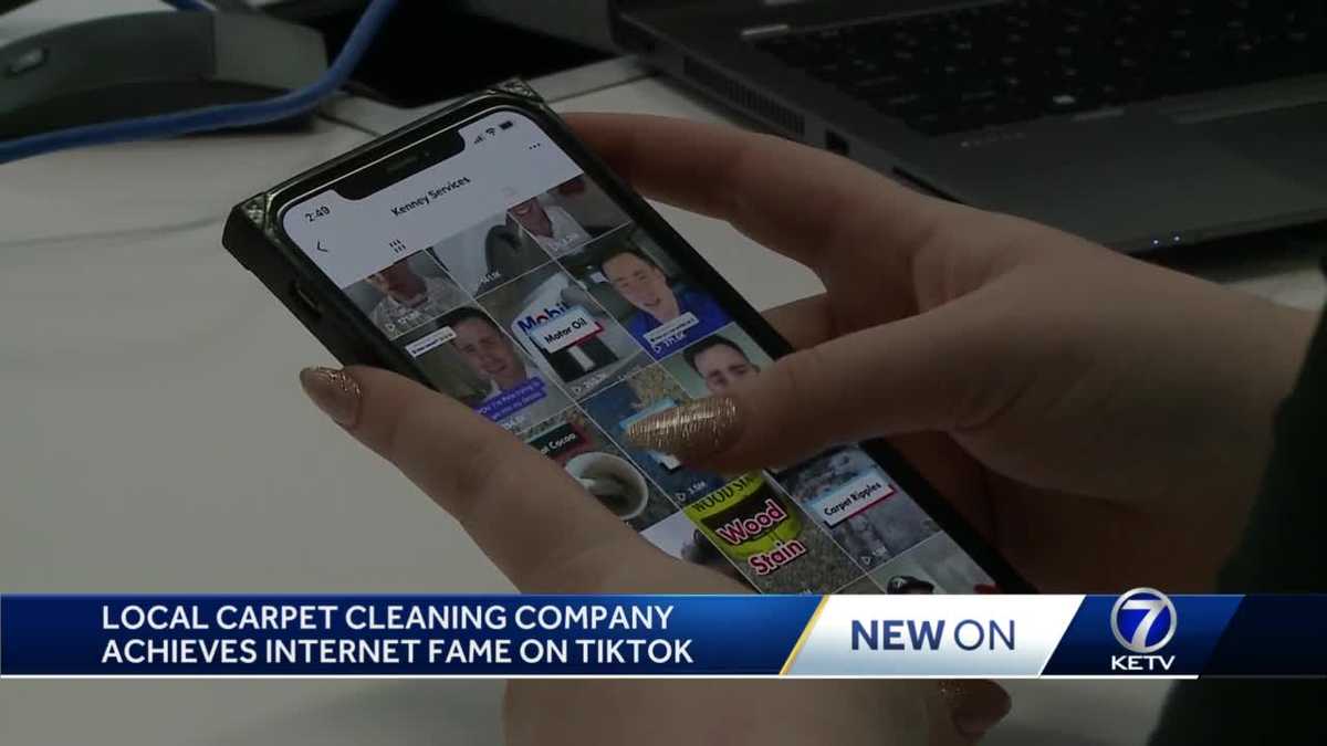 Omaha carpet cleaning company finds fame on TikTok
