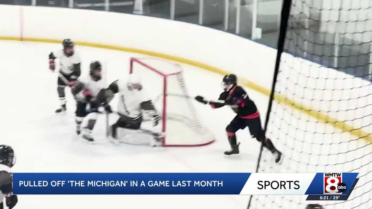 Kennebunk junior nets elusive 'Michigan' goal