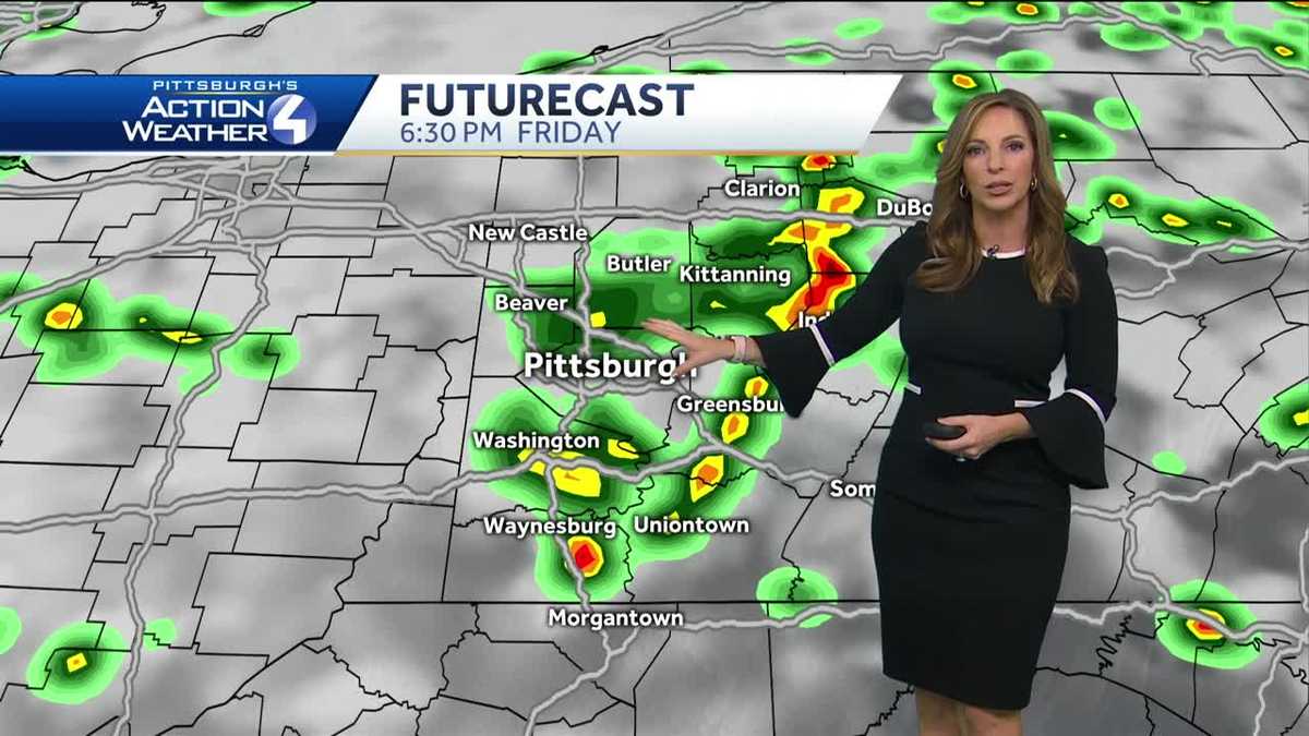 Pittsburgh's Action Weather forecast Chance for more heavy rain today