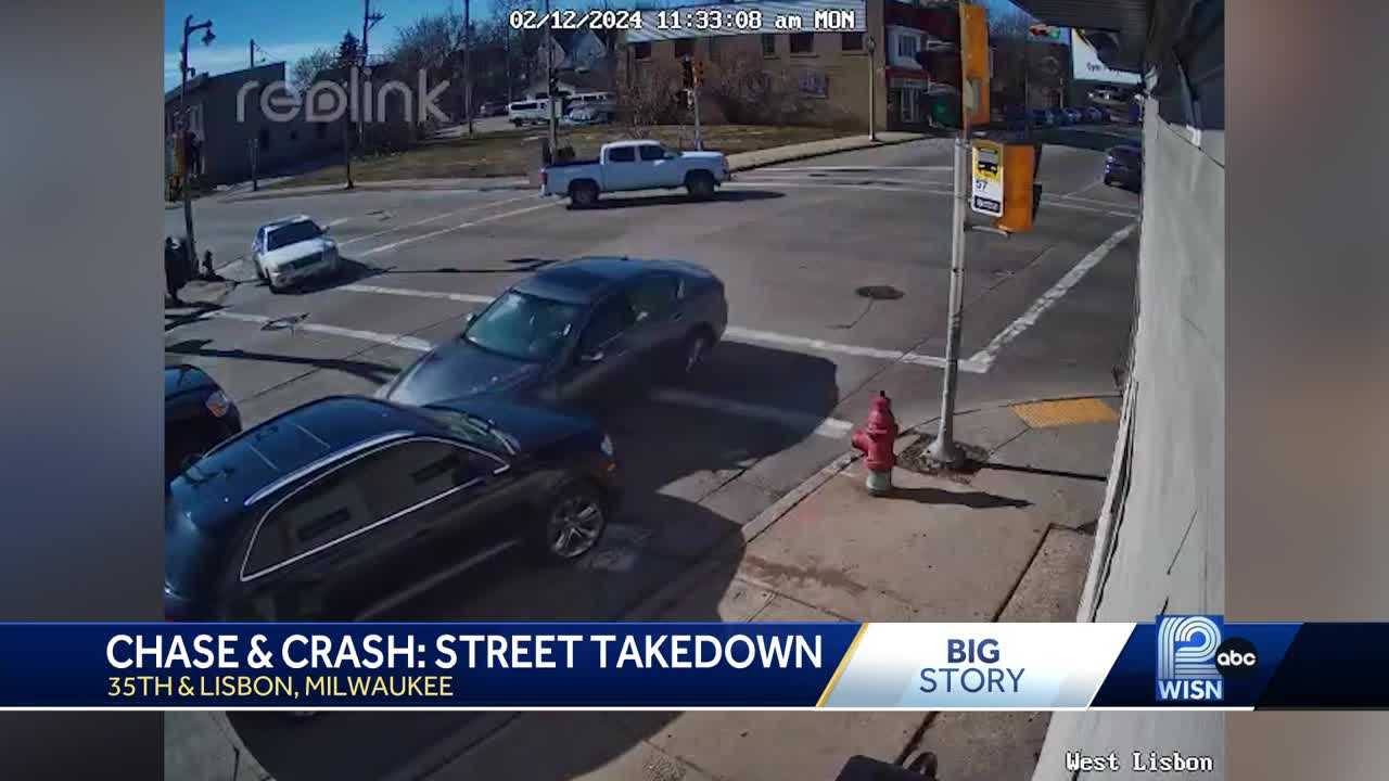 VIDEO: Three Arrested After Milwaukee Police Chase Ends In Crash