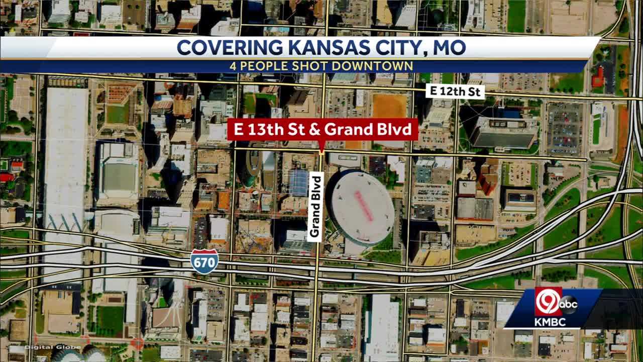 Four Wounded In Shootings Early Monday In Downtown Kansas City, Missouri