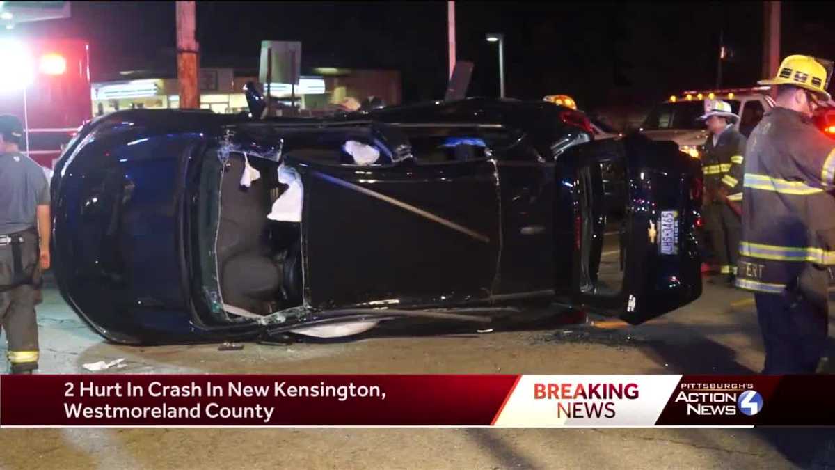 Two hospitalized after crash in Westmoreland County