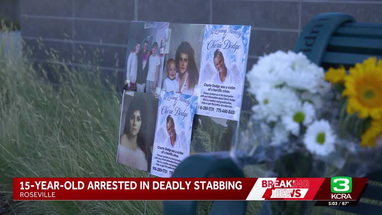 15-year-old accused of murder after 57-year-old woman stabbed in Roseville