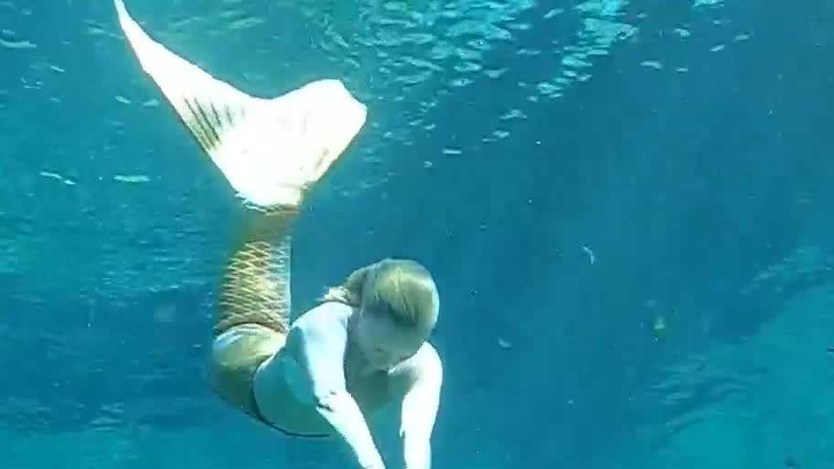 Local mermaid makes big splash at international competition