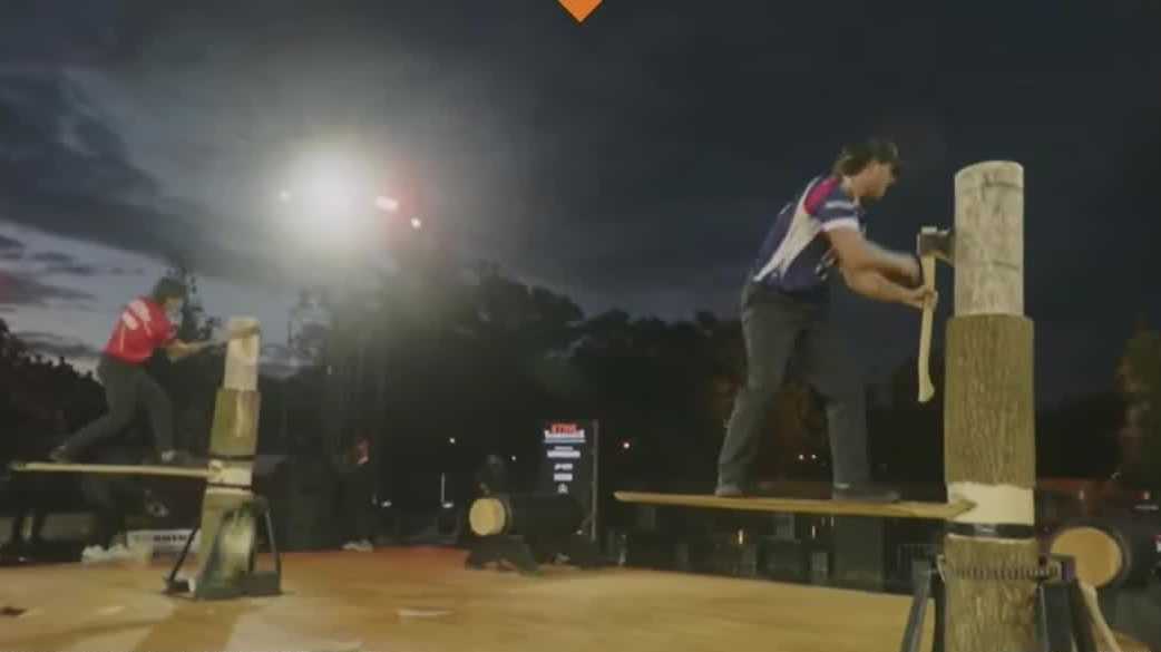 New Hampshire man claims 4th place in international lumberjack competition