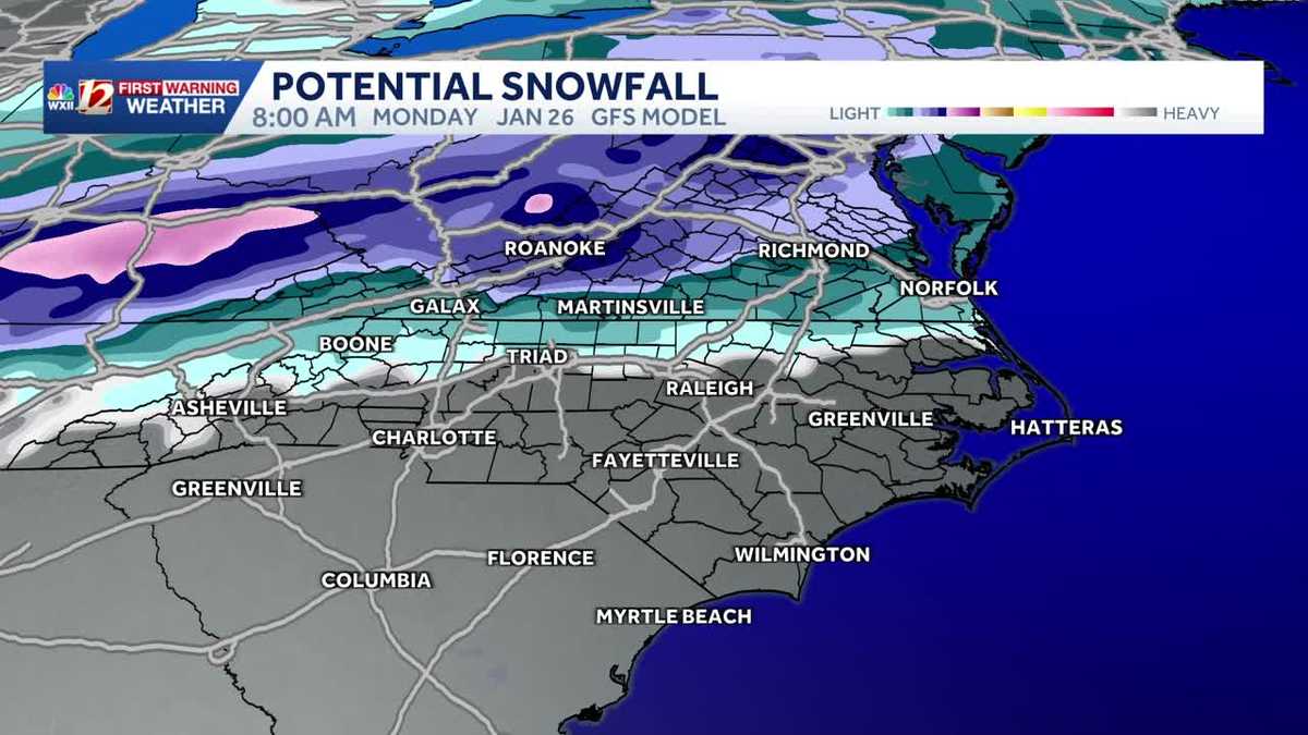 Winter Storm Watch for the weekend, what to expect