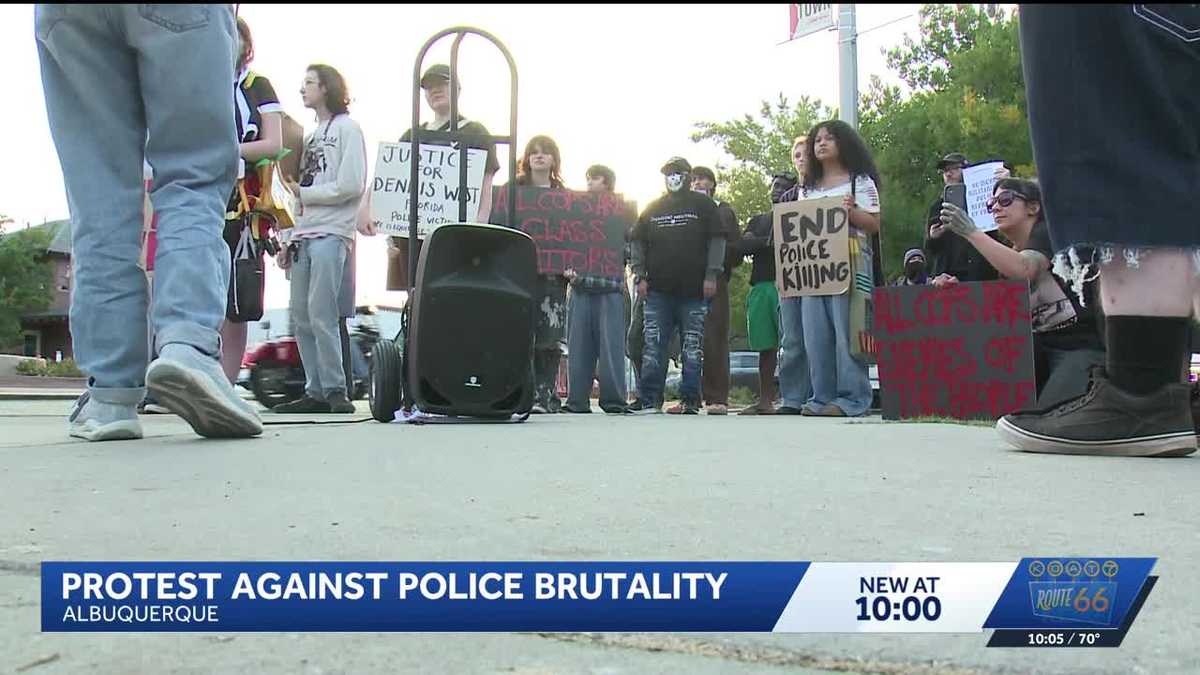 Rally in Albuquerque protesting police brutality