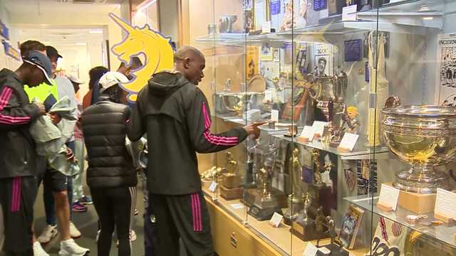 B.A.A. shows off Boston running history ahead of 10K race - Vimarsana News