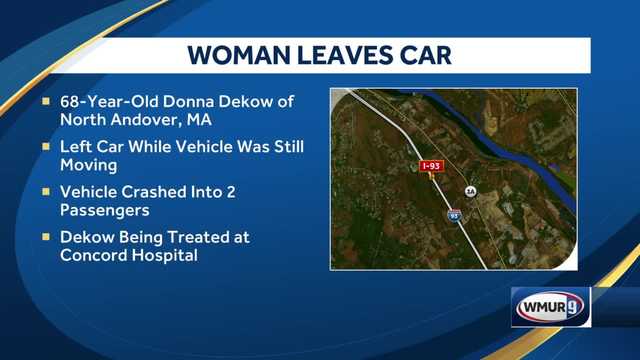 Police: Woman hurt after getting out of SUV on I-93 in Bow, NH - Vimarsana News