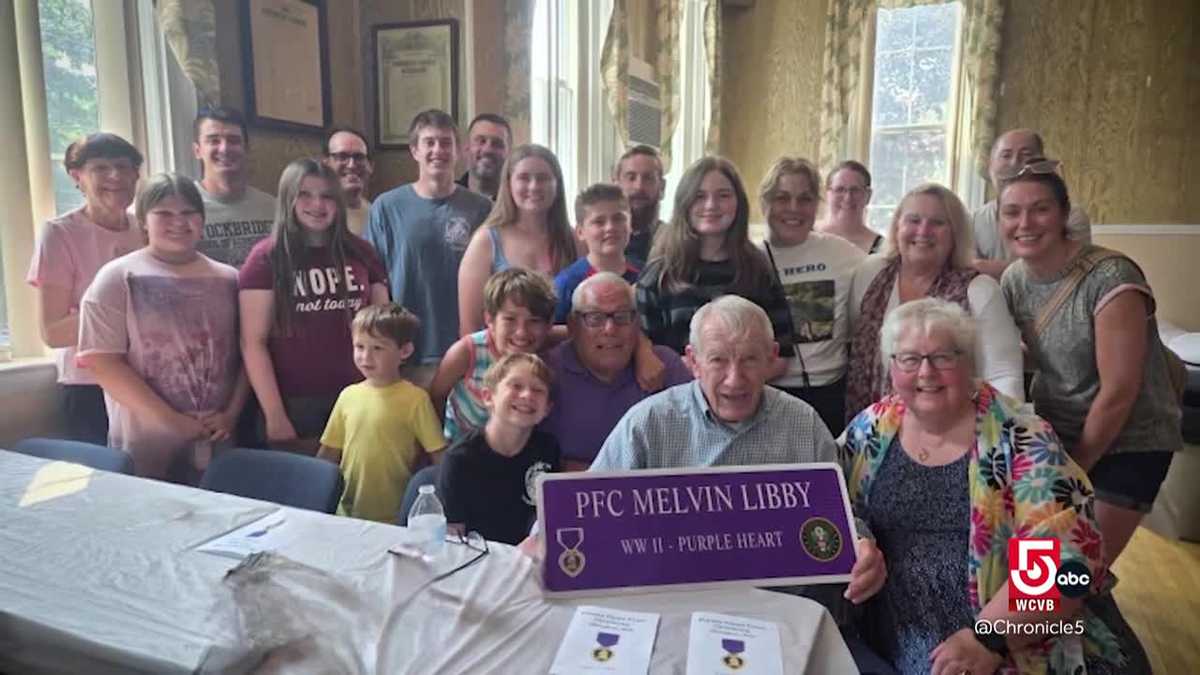 Massachusetts volunteers honor veterans through Purple Heart signs and charity events