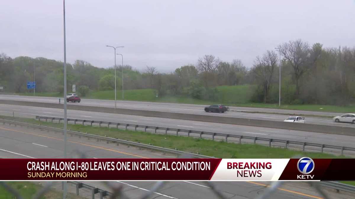 I-80 crash leaves one in critical condition - KETV
