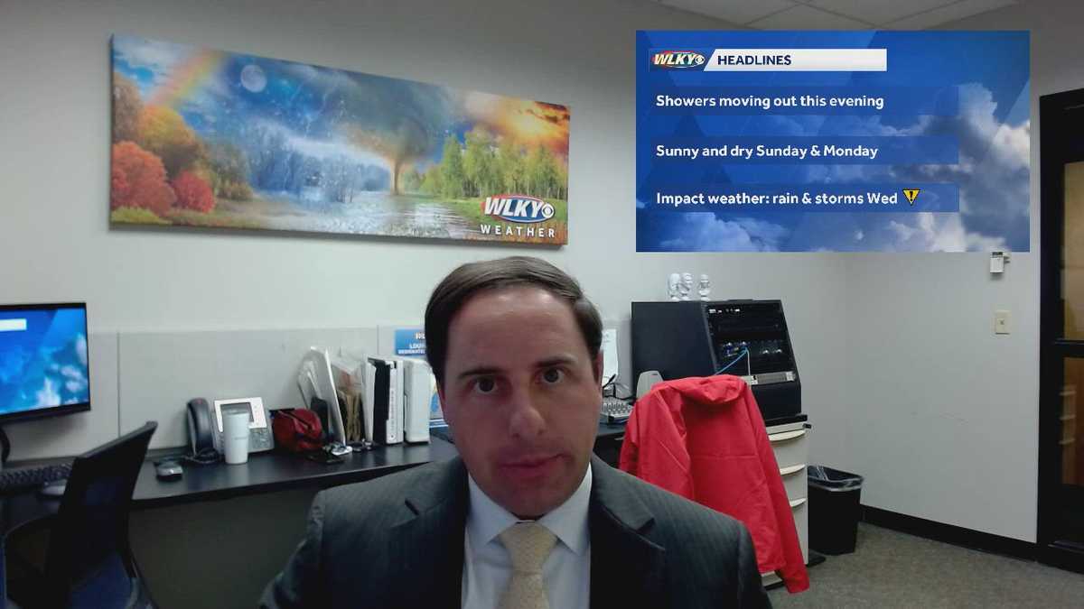 WLKY meteorologist Eric Zernich's Saturday evening