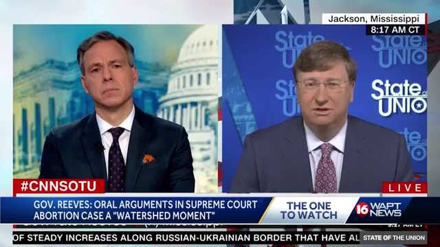 Gov. Tate Reeves calls oral arguments in Supreme Court abortion case a 'watershed moment' - Vimarsana News