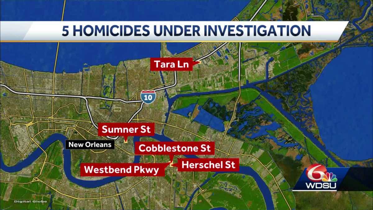 NOPD: 5 fatal shootings in 26 hours, including 4 in Algiers