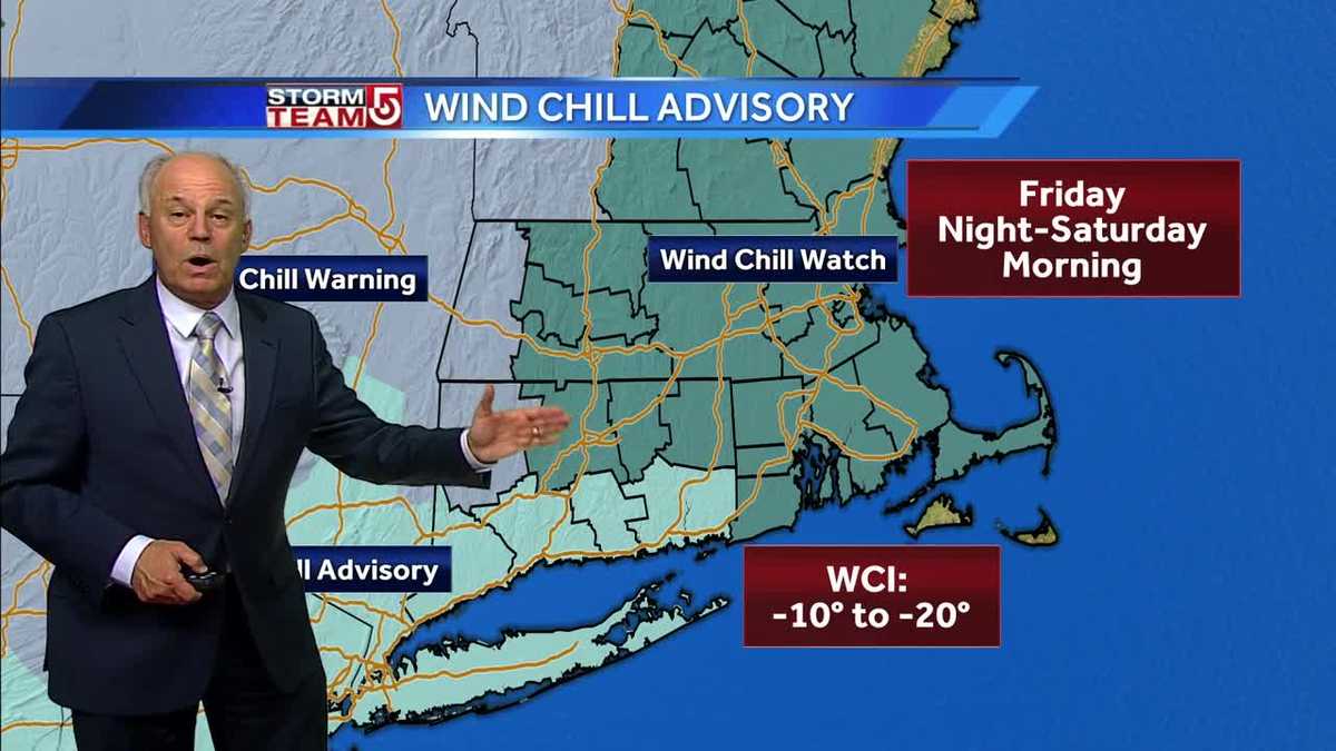 Video: Snow ends, bitter cold arrives