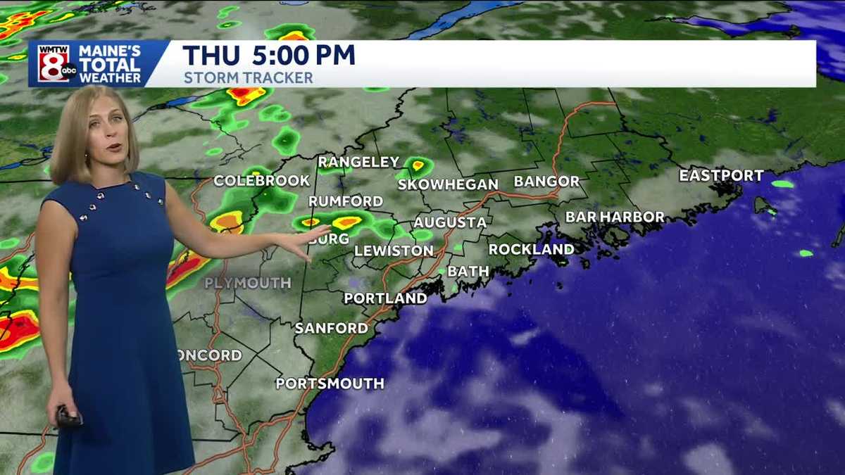 A mostly dry forecast with only isolated thunderstorms