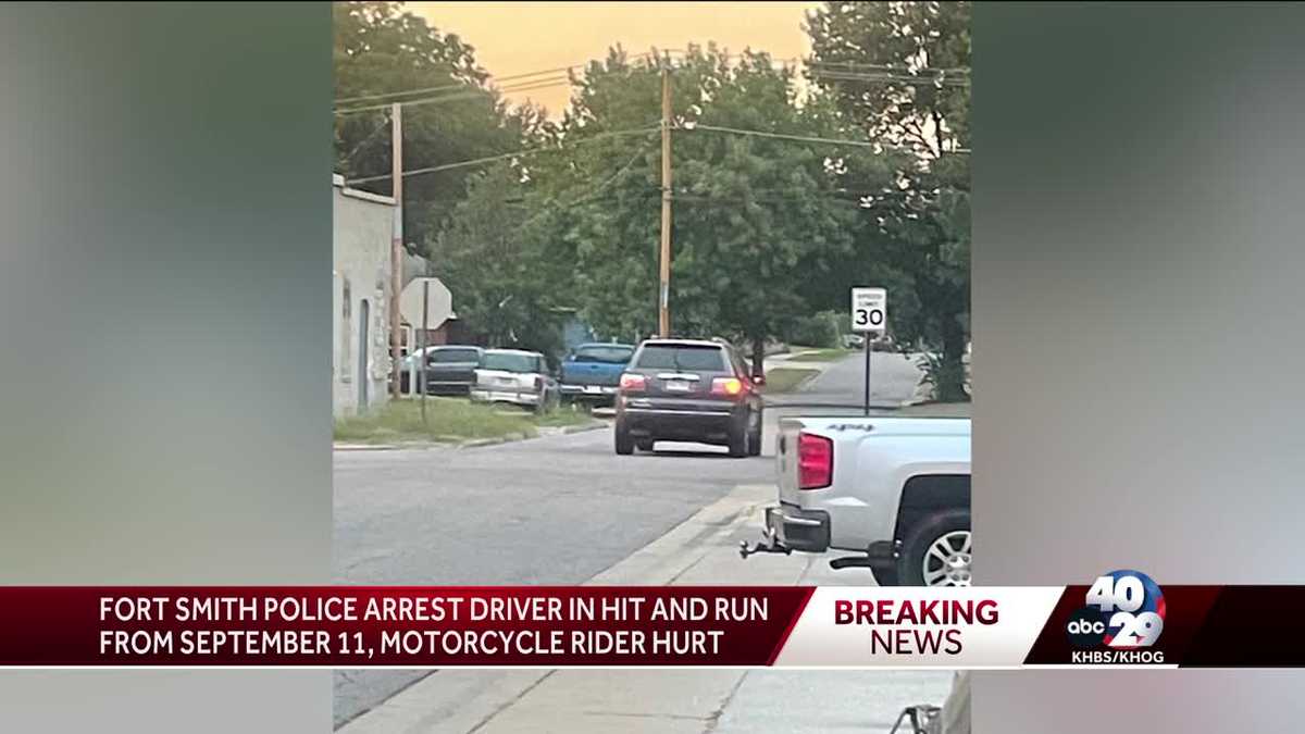 Fort Smith Police arrest hit and run suspect