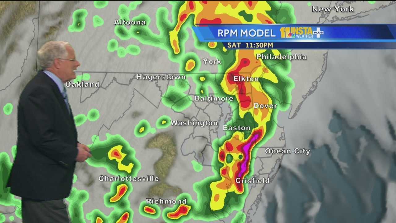 Severe Storms Move Through Maryland