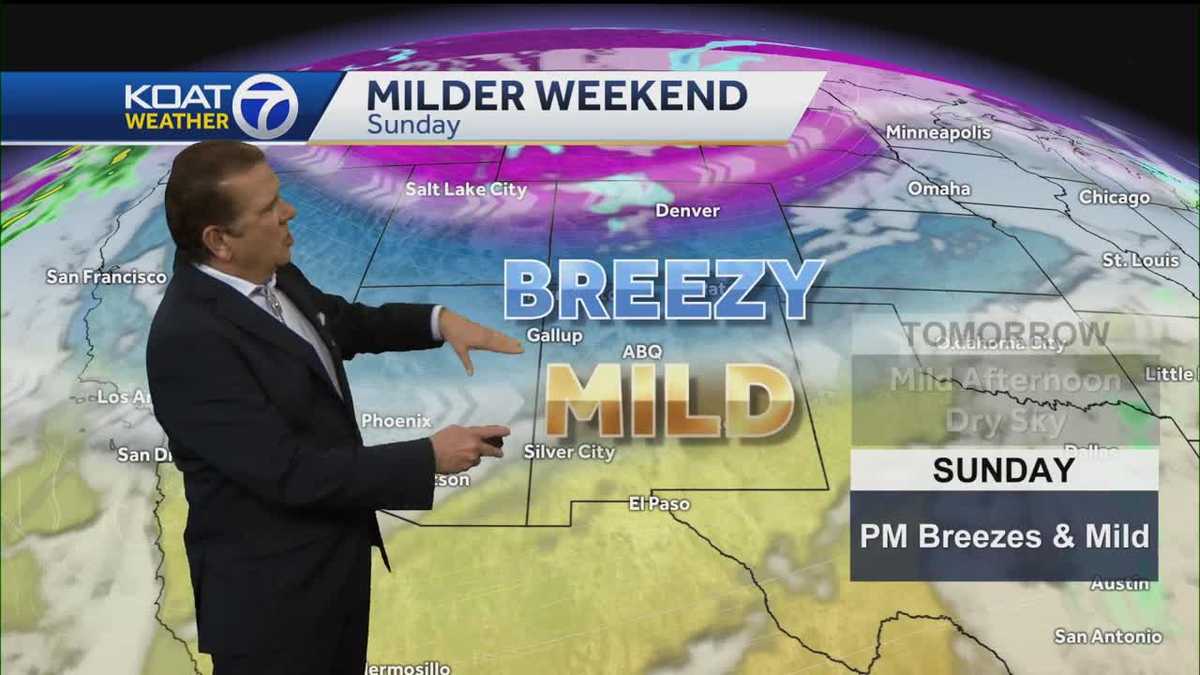 Mild and dry weekend expected