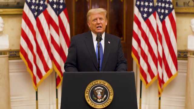 President Trump, in farewell address, says he will pray for Biden administration - Vimarsana News