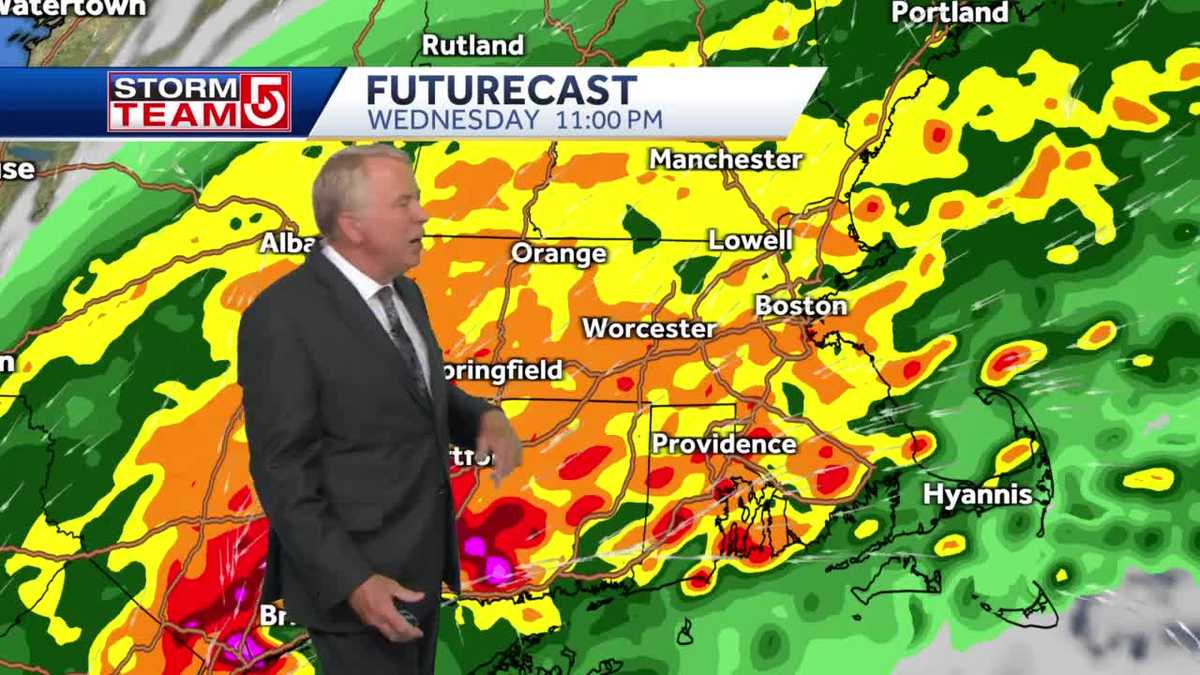 Video: Here's when the heaviest rainfall arrives