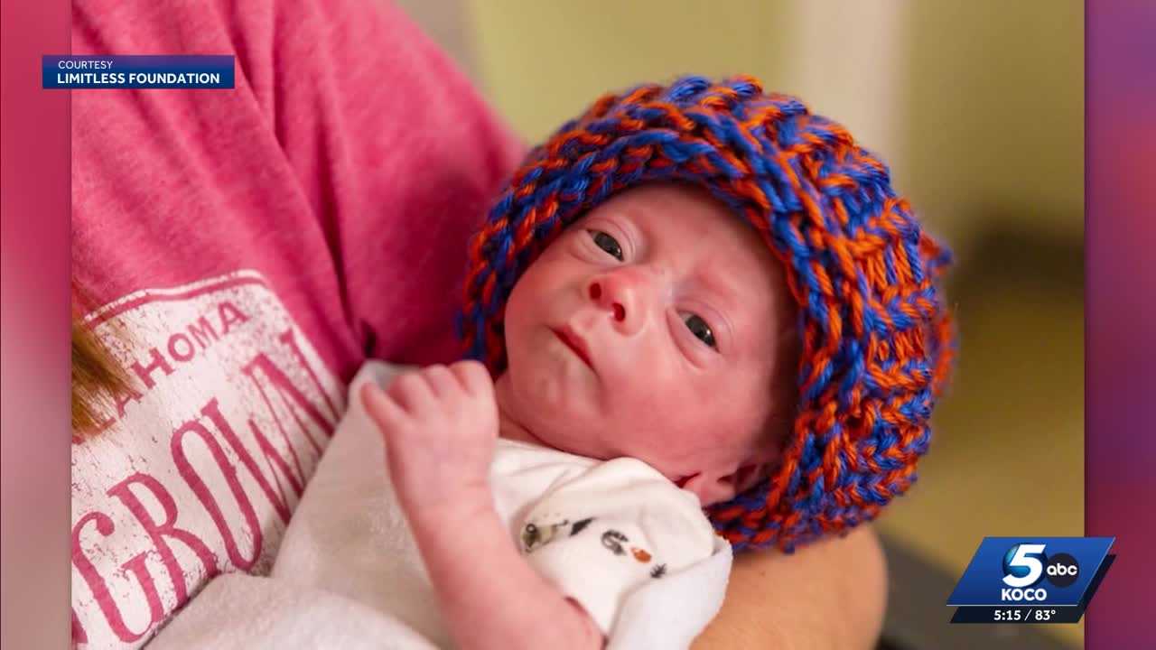 Oklahoma nonprofit creates Thunder-themed hats for NICU babies