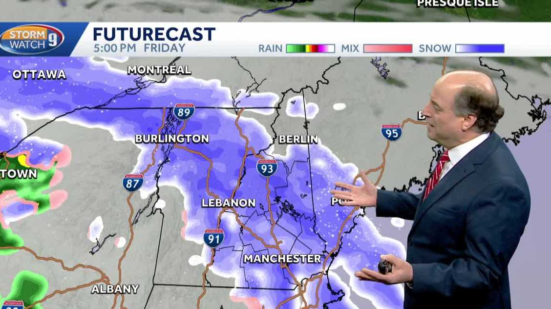 NH forecast video: Friday snow likely to be heavy during evening commute