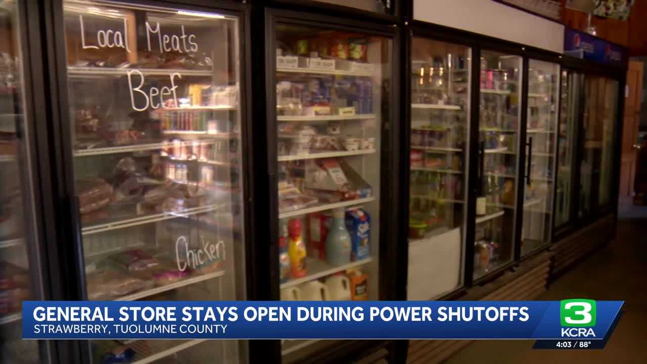 Strawberry General Store becomes community lifeline during Sierra power shutoff