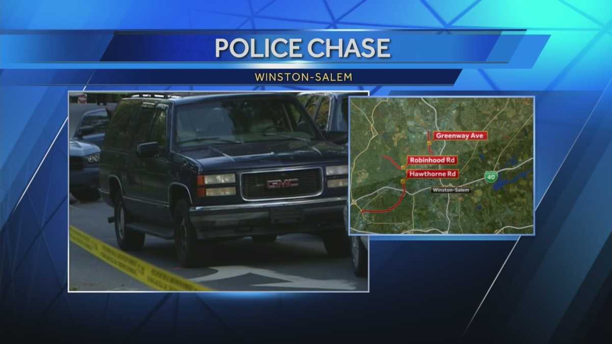 Man charged after Winston-Salem police chase