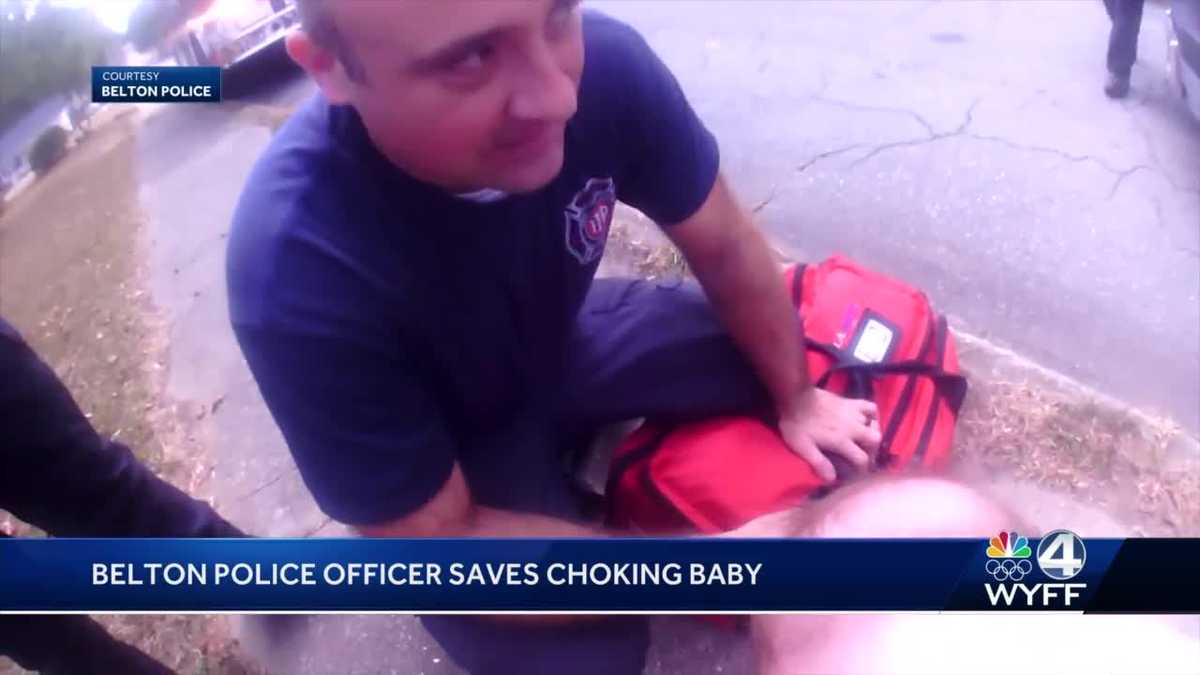 Caught on camera Belton officer saves infant from choking on medicine