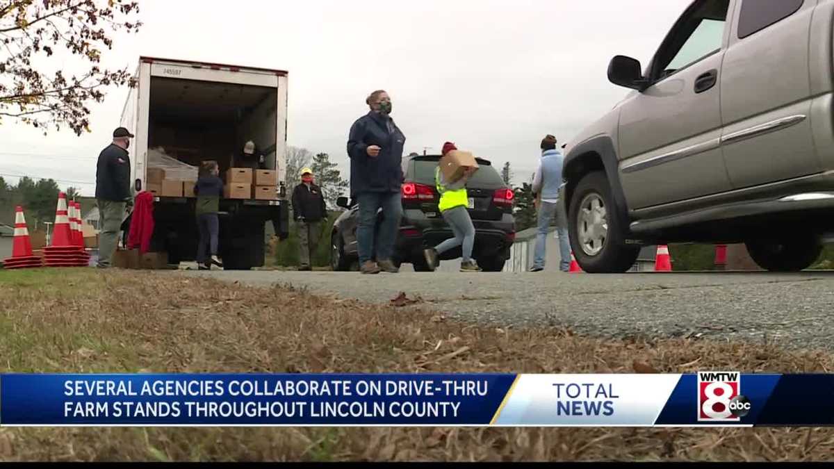 Drive-thru farm stands offer free food to Lincoln County residents in need