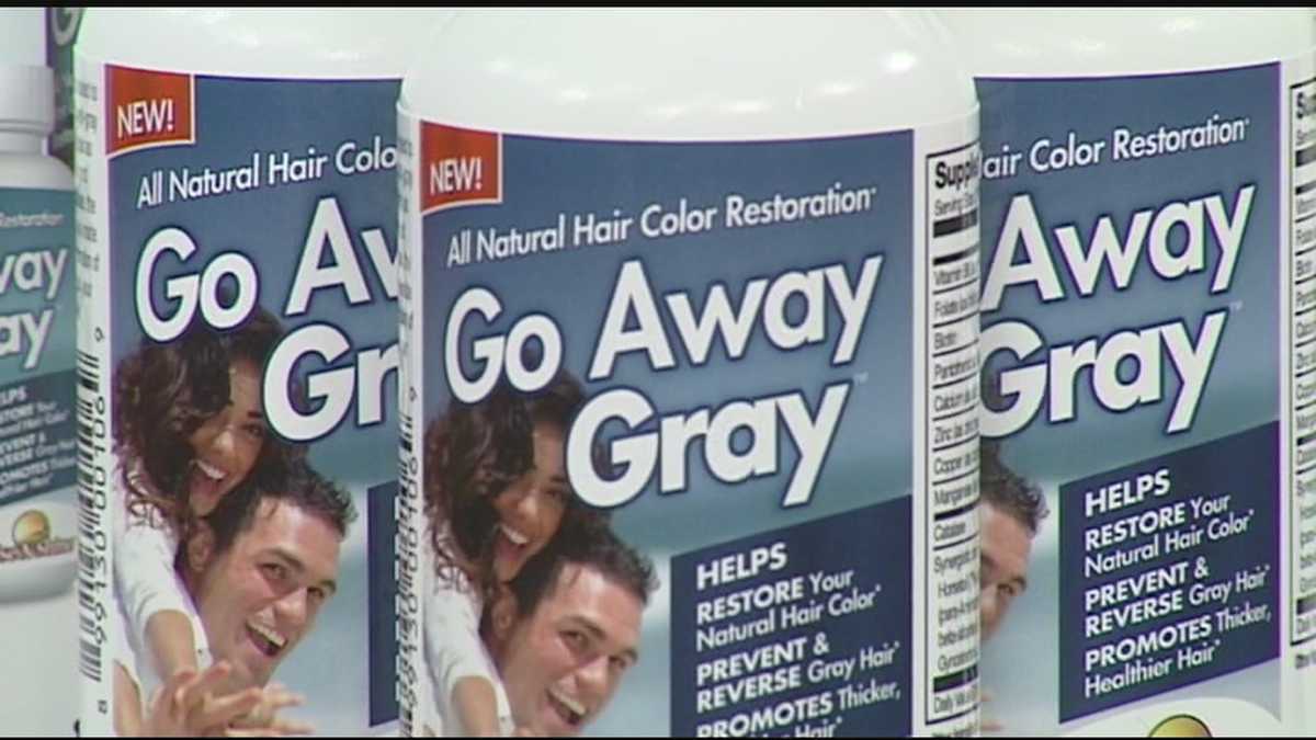 Go Away Gray Pill helps restore hair color