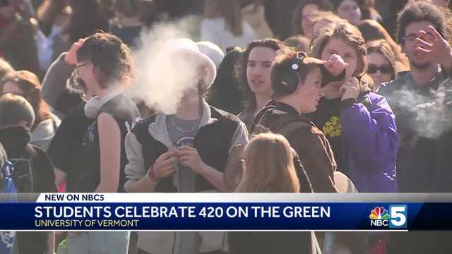 UVM students gather for 4/20, Plattsburgh's first retail shop on standby for opening day - Vimarsana News